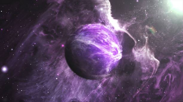 istock Creative Planet close-up with sunrise in space 1019271022