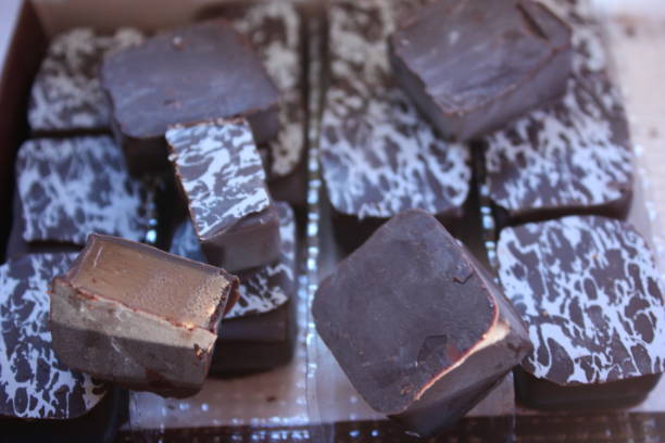istock Salted butter caramel coated with chocolate  Made in Breizh 1019274536
