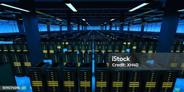 Large Multi Network File Server Big Data Network Severs Racks Stock Photo - Download Image Now ...