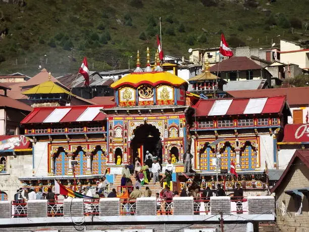 Badrinath Temple Corridor