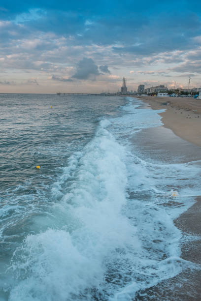 istock Beach views in Barcelona beach 1019296168