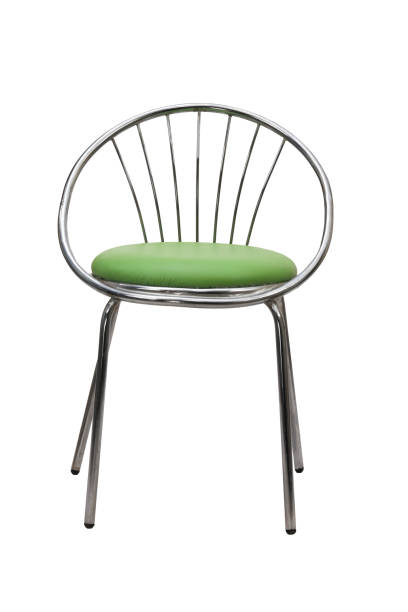 istock Round chair green sit on the white background 1019299198