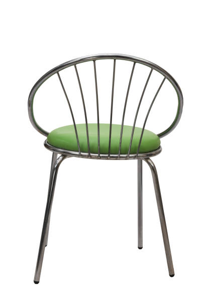 istock Round chair green sit on the white background 1019299216
