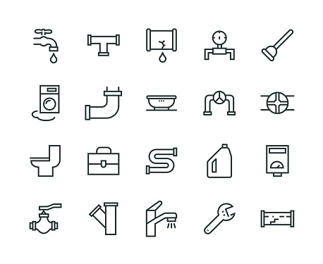 Plumber Icon Set