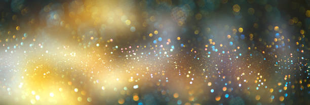 istock Christmas and Happy new year on blurred bokeh with snowfall banner background 1019319040
