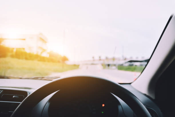 istock Car driving on road,Car on highway road transportation 1019319308