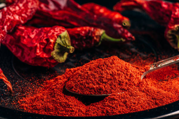 istock Ground and dried red chili peppers 1019323864