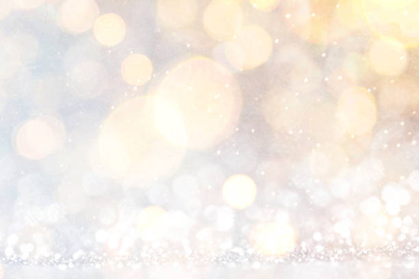 istock Blurred background with bokeh. Christmas and Happy New Year greeting card. 1019340852