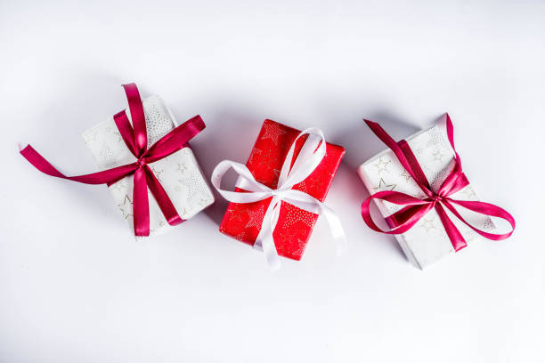 istock Christmas background with gifts boxes 1019344058