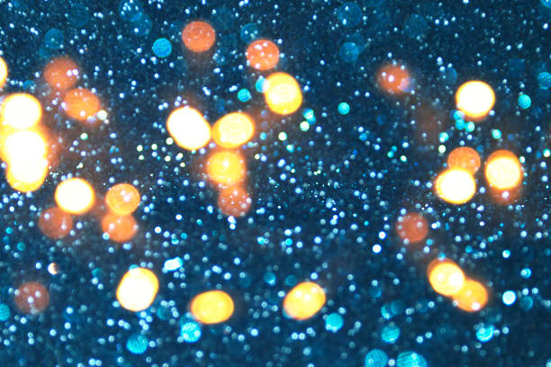 istock Christmas and Happy new year on blurred bokeh with snowfall banner background 1019361640