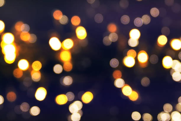 istock Christmas and Happy new year on blurred bokeh with snowfall banner background 1019362044