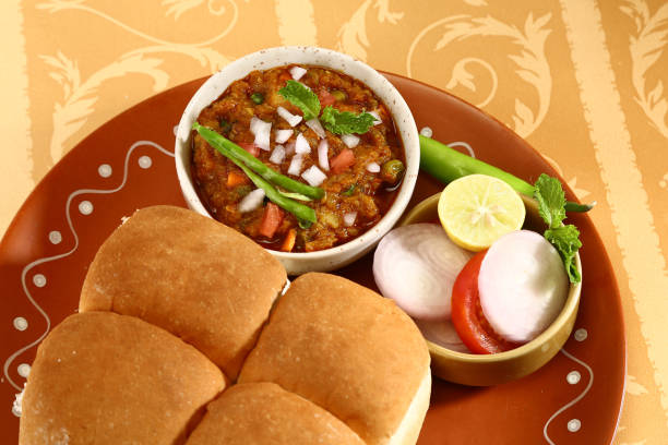 istock Pav bhaji Chaat, Indian Curry Dish 1019375132