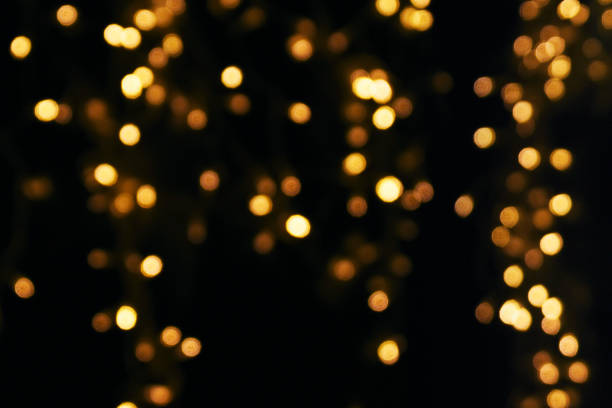 istock Christmas and Happy new year on blurred bokeh with snowfall banner background 1019380262