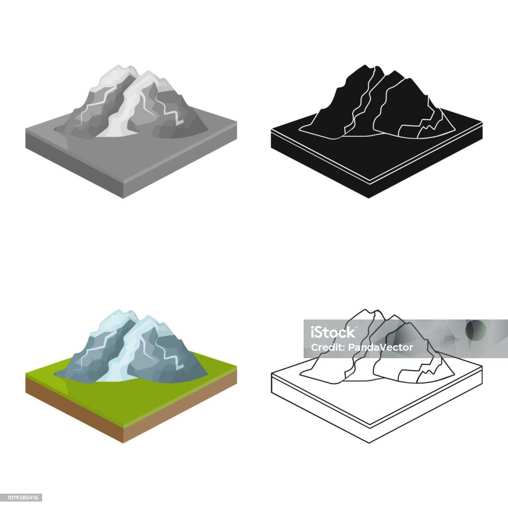 Ilustración de Montañas Rocas Y El Paisaje Relieve Y Montañas Solo Icono De Dibujos Animados Estilo Isométrico Vector Símbolo Stock Ilustración Web y más Vectores Libres de Derechos de Cuadrado - Composición - Ilustración de Montañas Rocas Y El Paisaje Relieve Y Montañas Solo Icono De Dibujos Animados Estilo Isométrico Vector Símbolo Stock Ilustración Web y más Vectores Libres de Derechos de Cuadrado - Composición -