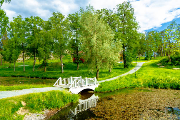 Summer Park in Halden, Norway