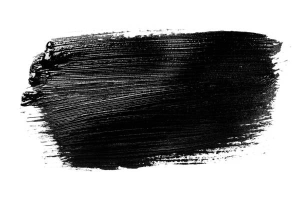 Abstract grunge brush stroke isolated