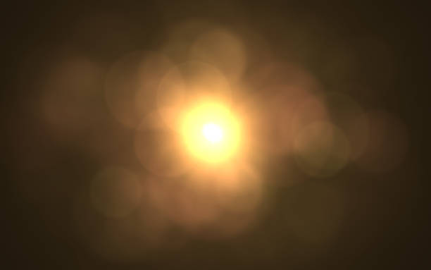 istock digital lens flare in black background.Beautiful rays of light. 1019392858
