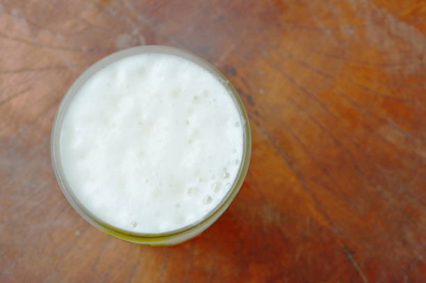 istock cold beer with frothy in glass 1019396134