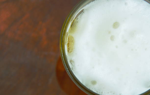 istock cold beer with frothy in glass 1019396152