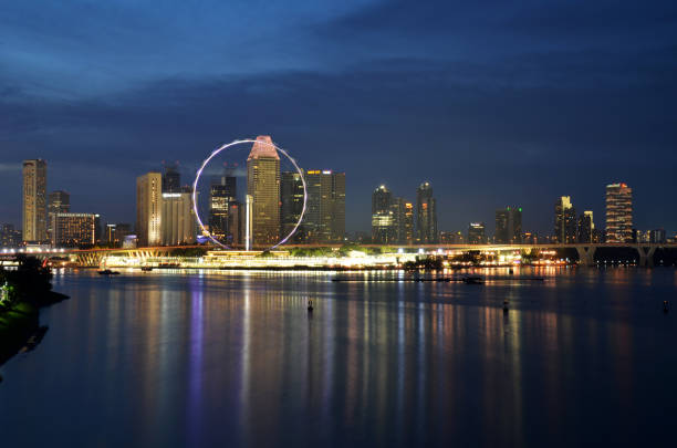 istock Modern buildings of Singapore skyline 1019396268