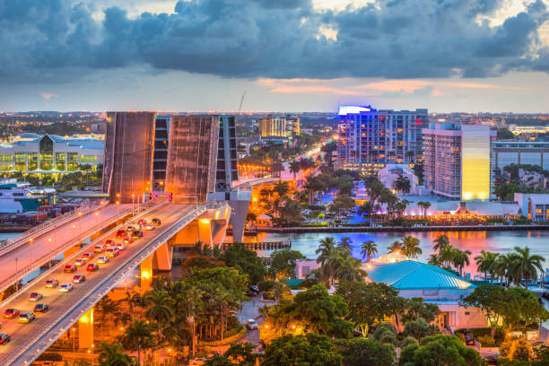 fort lauderdale, florida, usa - broward county imagens e fotografias de stock