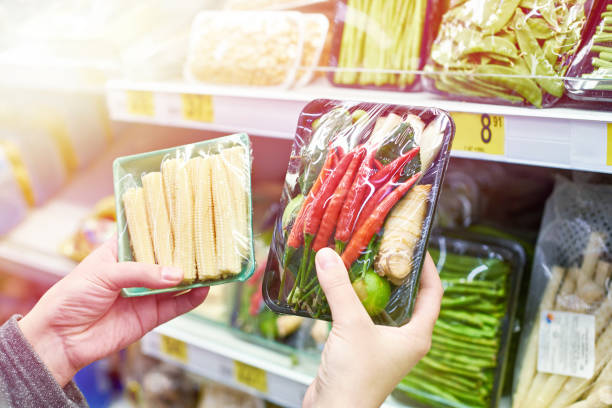istock Buyer chooses fresh vegetables in shop 1019423846
