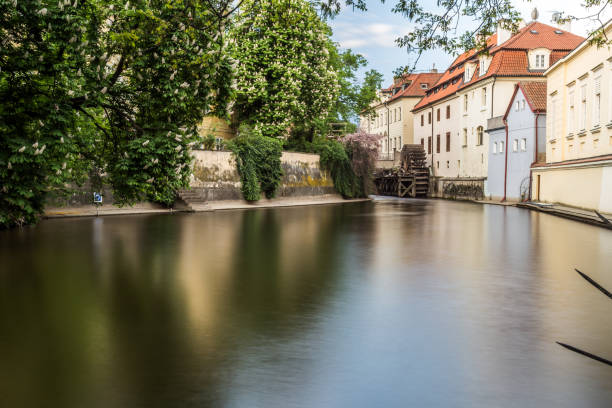 istock Prague Certovka and water mill 1019424448