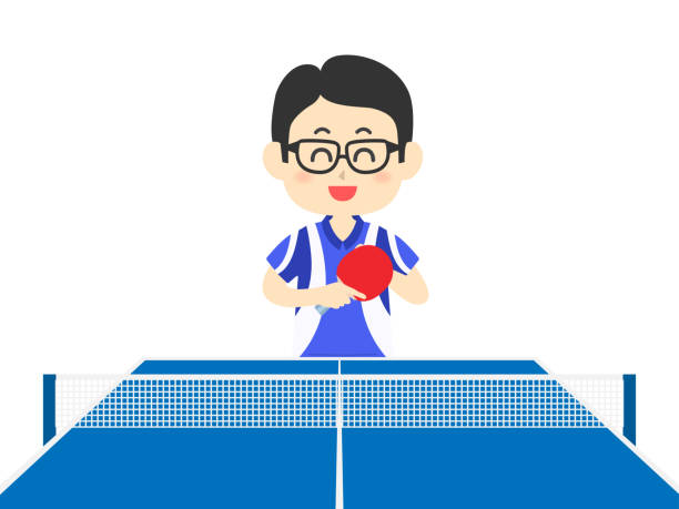 Table tennis Table tennis ping pong table stock illustrations