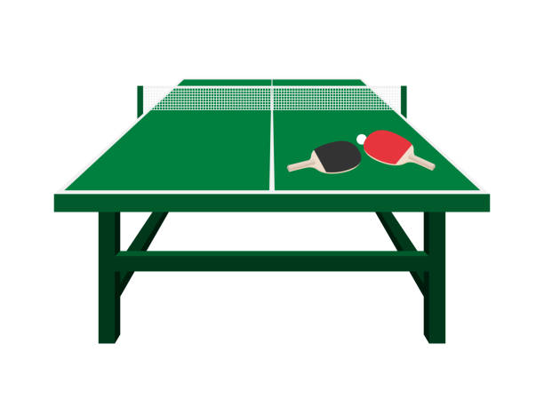 table‐tennis table table‐tennis table ping pong table stock illustrations