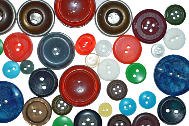istock abstract background with color buttons for clothes 1019440696