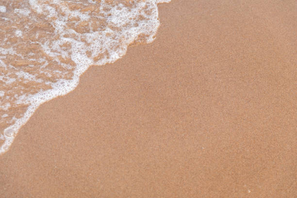 istock Beach and sea waves background 1019445216