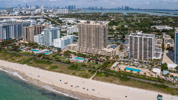 istock Miami Beach Aerial West View 1019452984