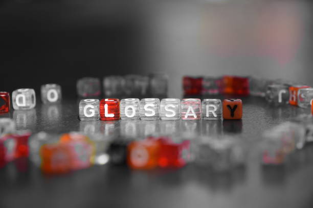 istock Word GLOSSARY made of letter cubes 1019455760