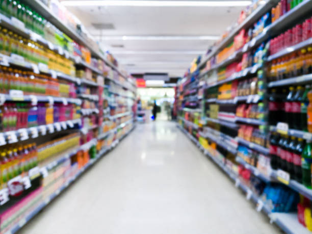 istock Abstract blur supermarket for background 1019455982
