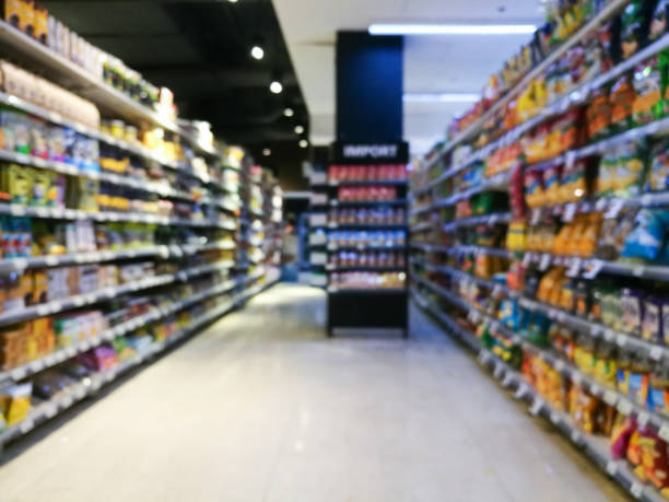 istock Abstract blur supermarket for background 1019456100
