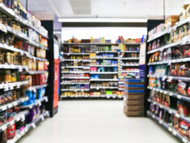 istock Abstract blur supermarket for background 1019456198