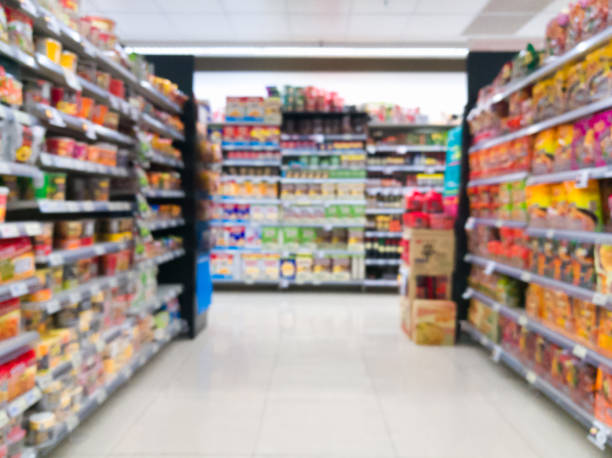 istock Abstract blur supermarket for background 1019456246