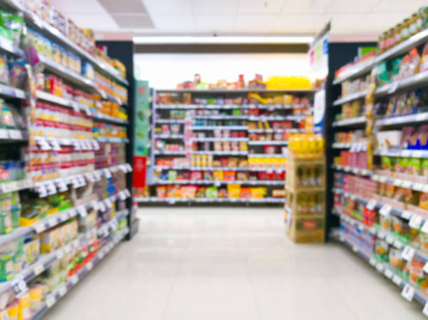 istock Abstract blur supermarket for background 1019456314