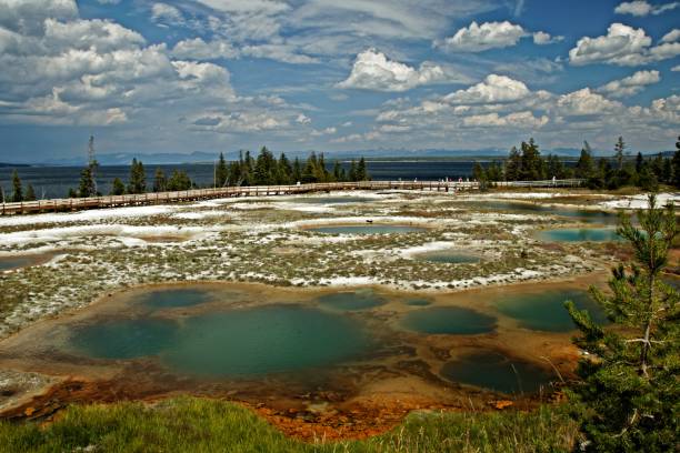 istock West Thumb Geyser Basin in Yellowstone National Park 1019456536