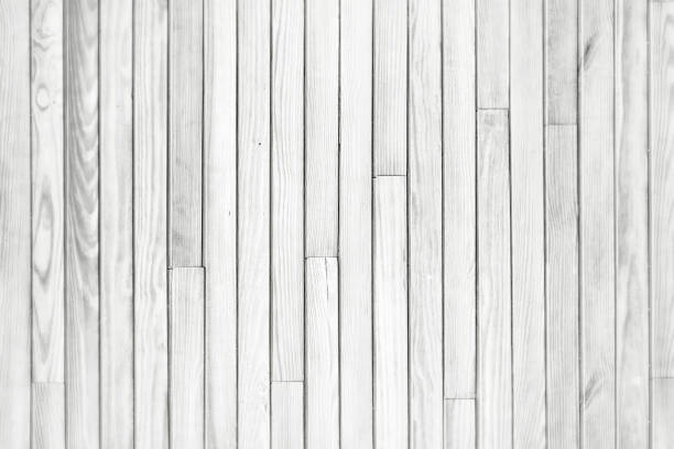 istock White gray wood plank vertical texture background, blur and grain old vintage style for design 1019468782