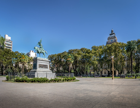 Plaza San Martin Square - Rosario, Santa Fe, Argentina