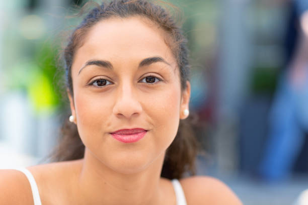 Close-Up Portrait Of Young Woman