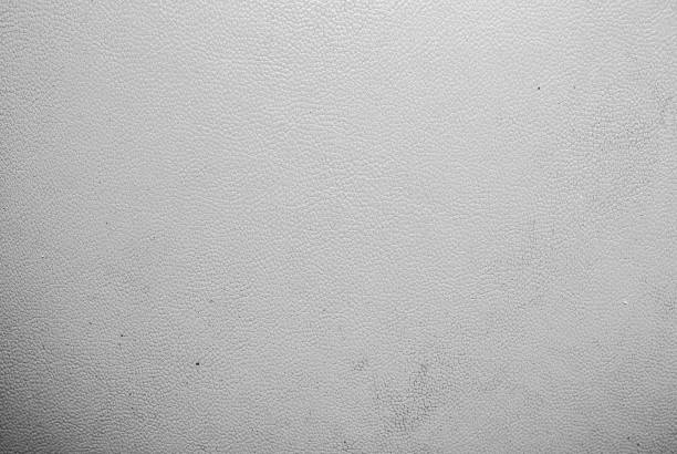 istock White dirty ribbed old leather texture background with stains and scratches. 1019485678