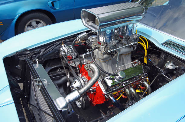 istock American classic car hot rod engine 1019488762