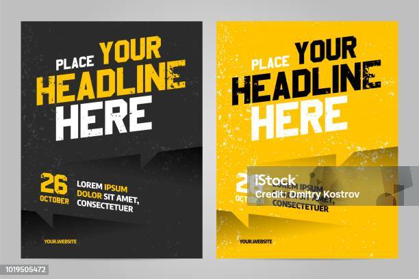 Vector Layout Design Template For Sport Event Stock Illustration - Download Image Now - Poster, Flyer - Leaflet, Sport