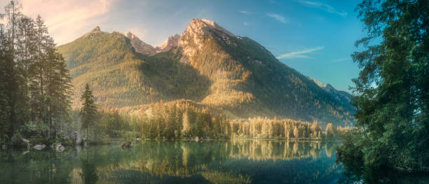 istock View of Hintersee lake in Bavarian Alps, Germany 1019519892