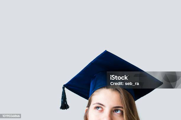 Young Female Student Graduating From University Stock Photo - Download Image Now - Graduation, University, Portrait