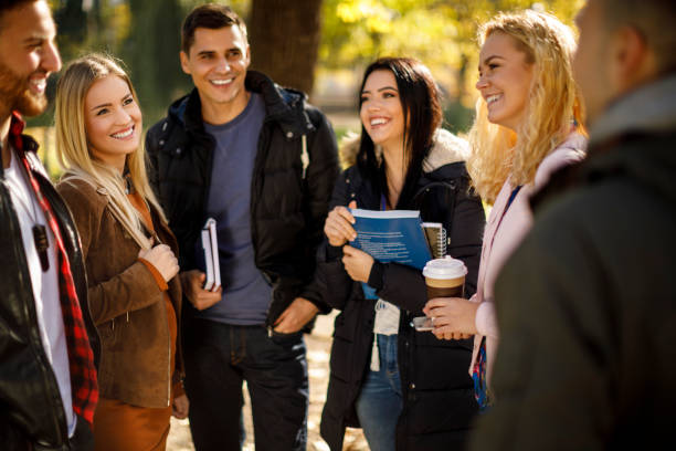 istock Group of college students on university campus 1019565586
