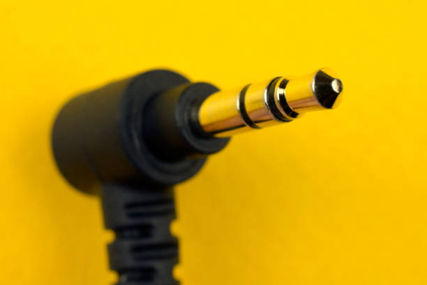 3½mm Audio jack 3D xray blue transparent