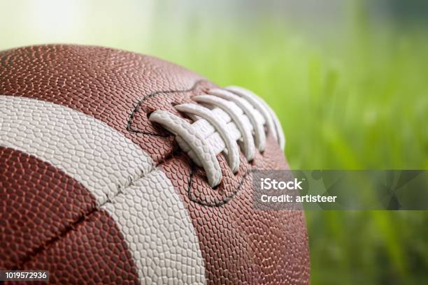 Football Stock Photo - Download Image Now - Photography, Close-up, Sport